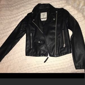 Vegan leather jacket